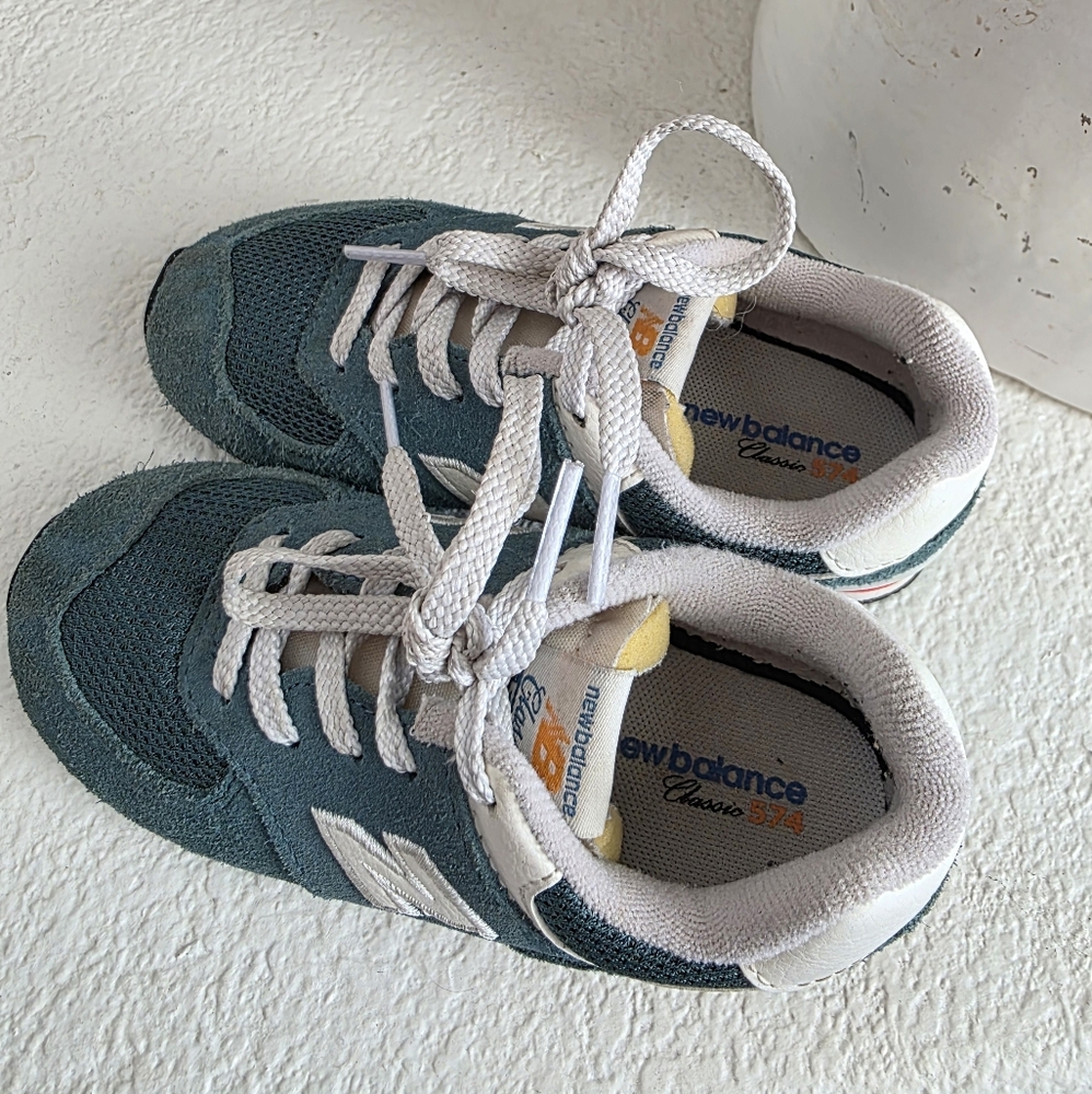 Toddler New Balance Classic 574 In New Spruce - Picture 5 of 13